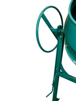 Бетоносмеситель HARD WORKER БМ130 чугунный венец, объем 130 литров, мощность 600 Вт, бетономешалка строительная