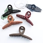 Заколка - краб для волос на блистере «VASTA», шесть цветов в ассортименте, 11см