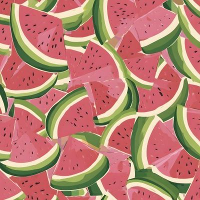 Сочные ломтики арбуза