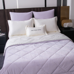 КПБ на резинке Сатин Velvet Premium с Одеялом VPR011, Евро, 4 наволочки, простынь 180*200*25