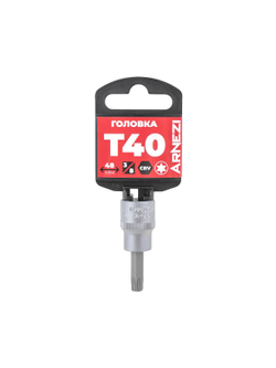 Головка 3/8" со вставкой TORX T40, L=48 мм на холдере Arnezi R0204440