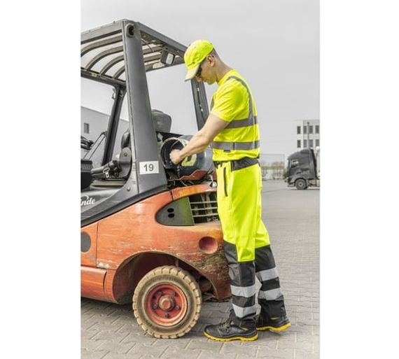 Брюки сигнальные желтые SOFTSHELL TRAUN Högert, арт. HT5K337