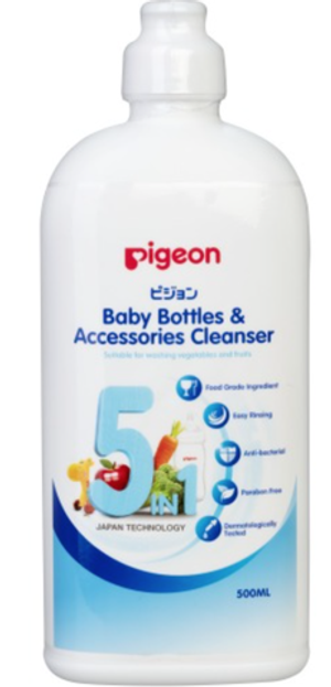 PIGEON Средство для мытья посуды "Baby Bottles & Accessories Cleanser", 500 мл