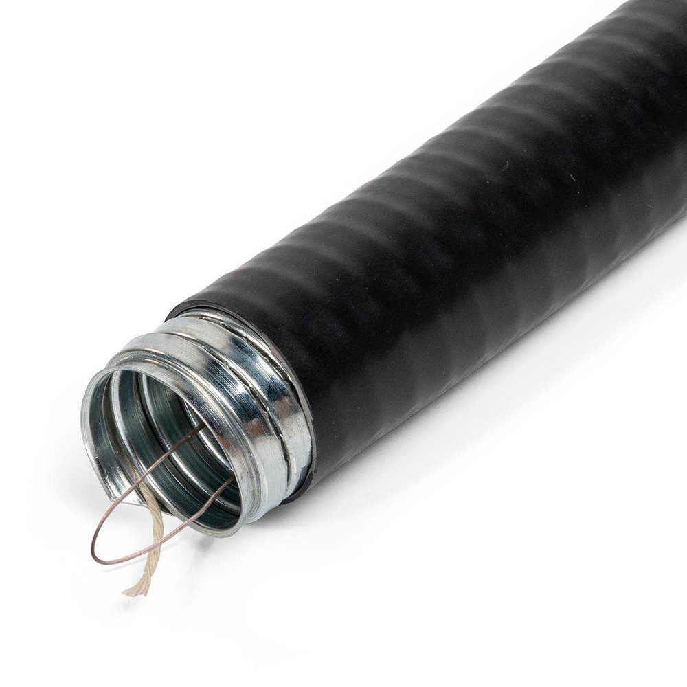 Металлорукав толстостенный МГ «HEAVY DUTY» 32 с протяжкой Fortisflex (25 шт.)