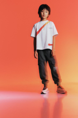 ZARA ФУТБОЛКА SPORTY, БЕЛЫЙ