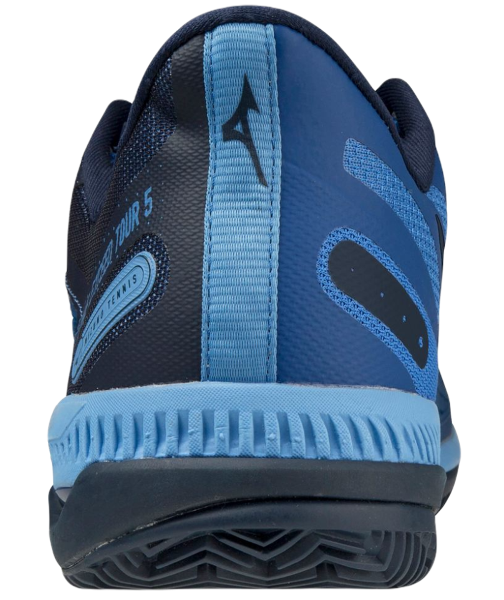 Мужские кроссовки теннисные Mizuno Wave Exceed Tour 5 CC - true blue/white/dress blue