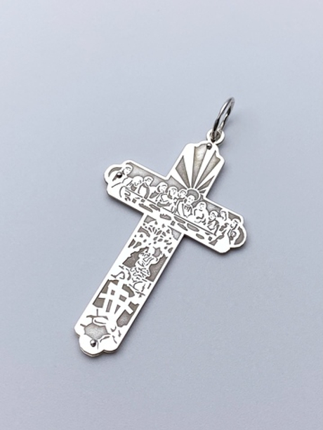 Крест из серебра/Тайная Вечеря