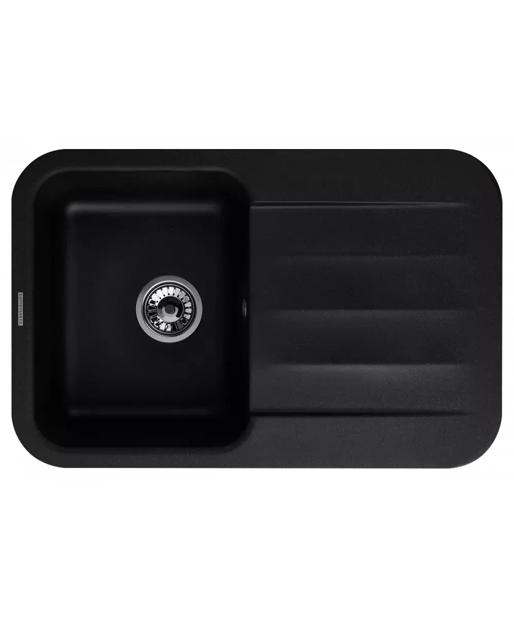 Кухонная мойка Kuppersberg LIRA 1B1D BLACK фото 