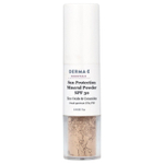 DERMA E, Essentials, минеральная пудра для защиты от солнца, SPF 30, 5 г (0,16 унции)