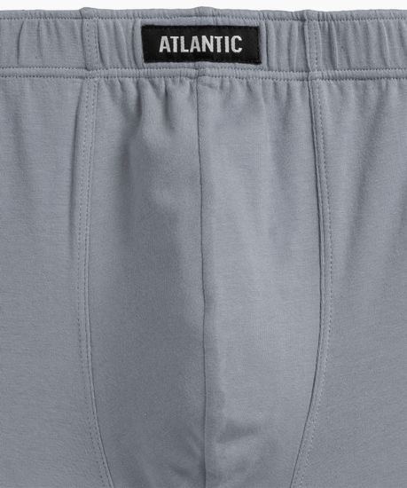 Трусы мужские боксеры (5шт), Atlantic 5SMH-002, хлопок, серый + графитовый + черный + изумрудный + эспрессо