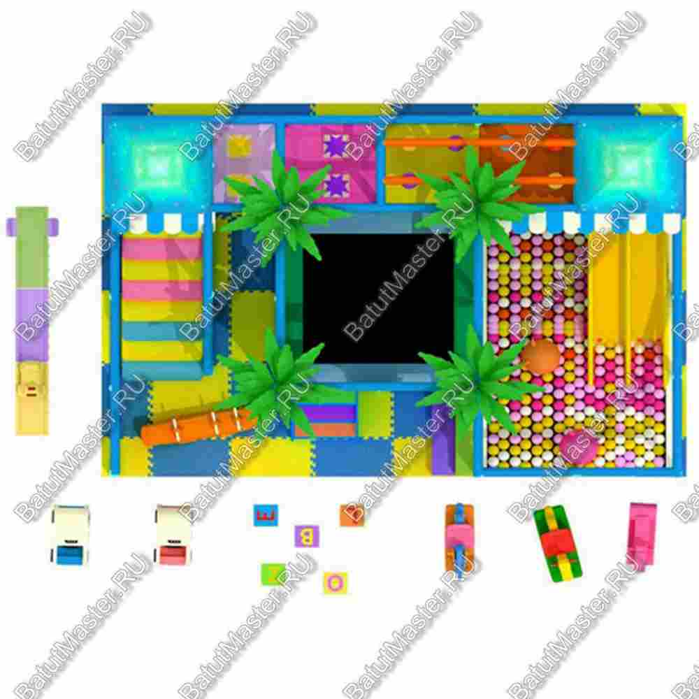 Детский игровой лабиринт «Риф приключений»