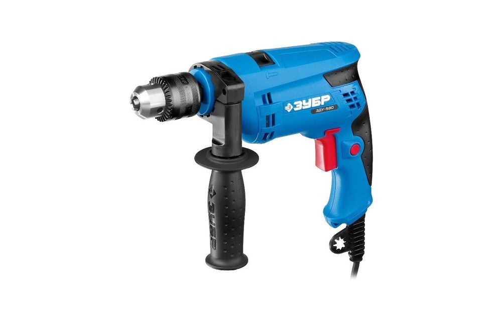 Дрель ударная ЗУБР ЗДУ-580 ЭРКМ2 580 Вт 13мм патрон, кейс
