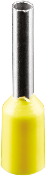 Наконечник Navigator Е 1,0-8 втулочный изолированный желтый (упаковка 100шт) 38566