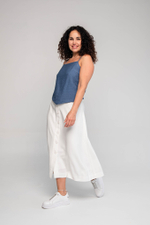 Топ женский летний на тонких бретелях под пиджак вечерний на молнии на лето базовый повседневный на каждый день блузка алый бордовый яркий легкий универсальный удобный