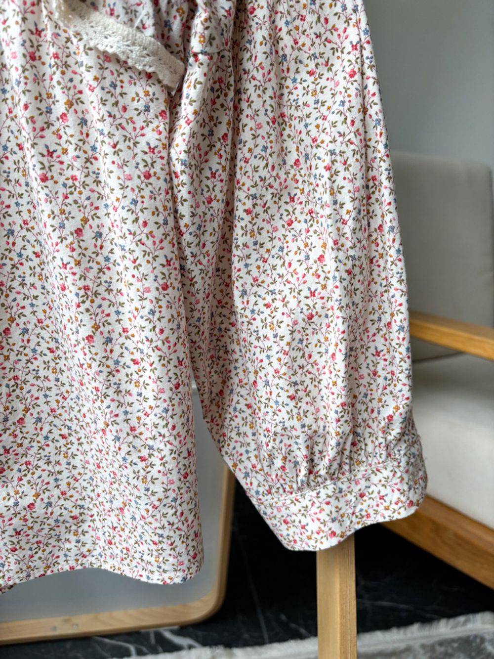 Хлопковая блузка Zara, 134