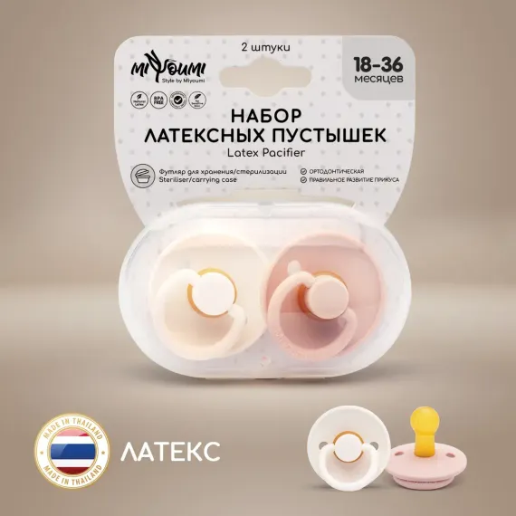 Пустышка Miyoumi латекс анатомическая