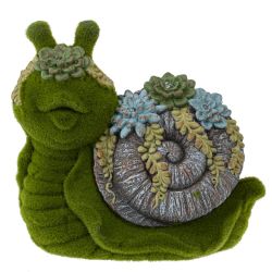 GAEM Фигурка декоративная "Улитка" (подсветка, солнечная батарея), L34 W17 H31 см