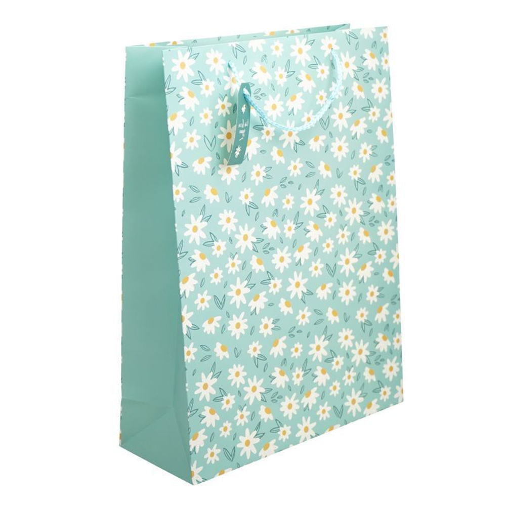 Пакет подарочный "Ромашки"  31*12*42 см
