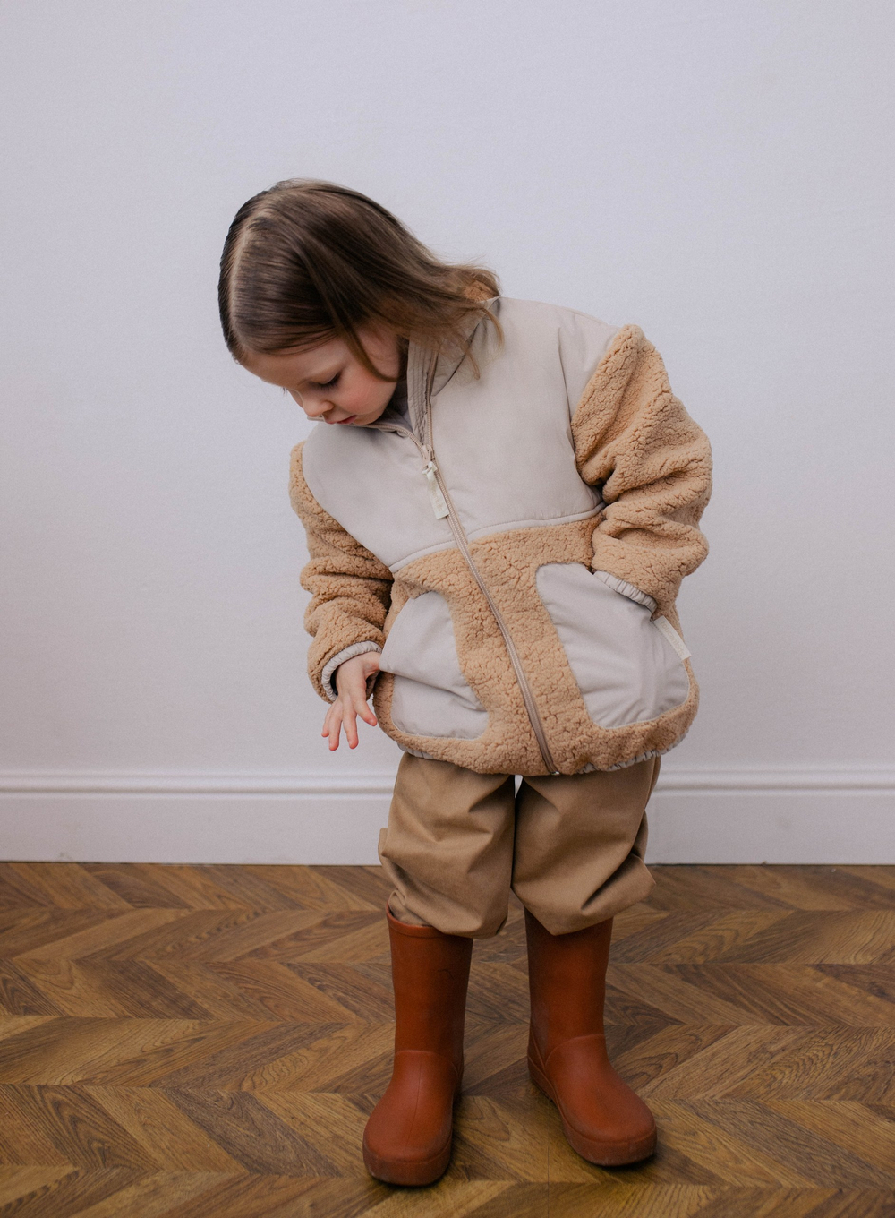 Куртка демисезонная из шерпы (сливочный)