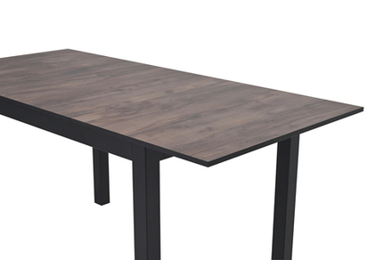 Стол Мир стульев Саен 30, Черный муар /таксония темный/ кромка черная