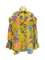 Блуза французская с воланом