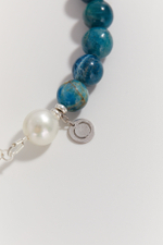 Браслет I AM AMBITIOUS из голубого апатита