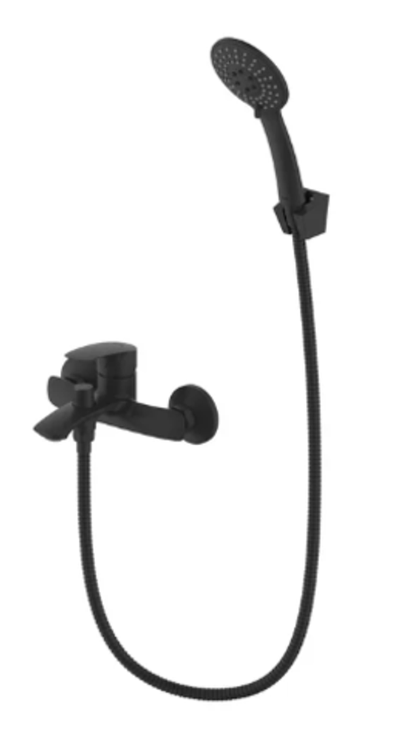 MIL RORA Смеситель д/ванны к.н.  RORBL00M02 черный