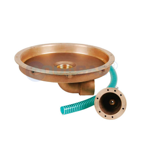 Закладная гейзера и пневмокнопки Hugo Lahme из бронзы (8500050)