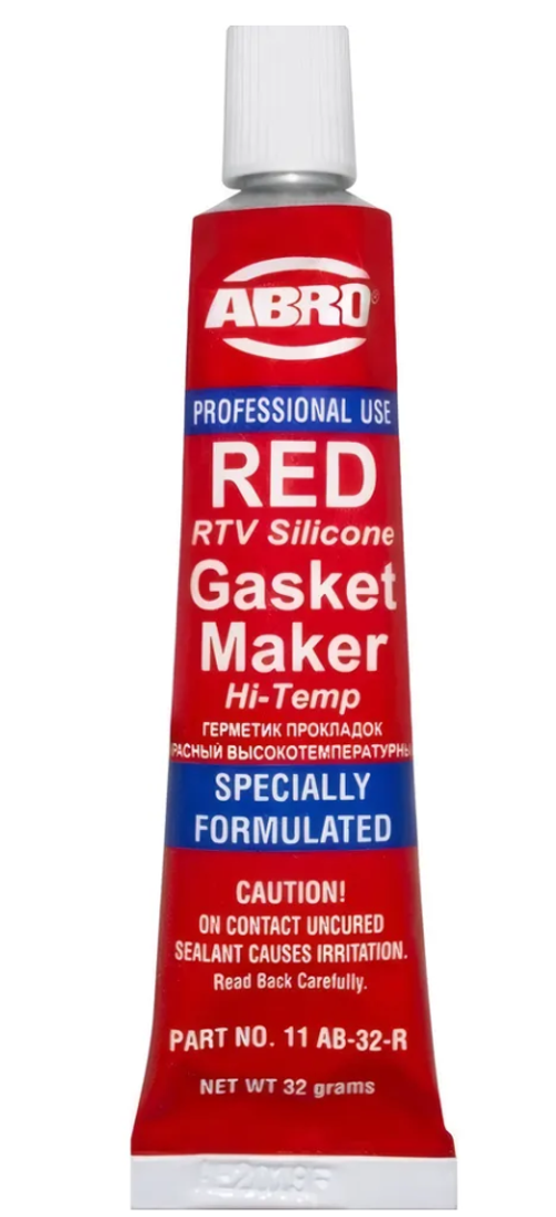 Герметик прокладка ABRO MASTERS красный (32г)