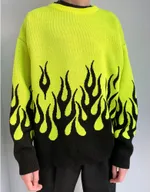 Свитер Behind the scenes Neon Flame Мужской