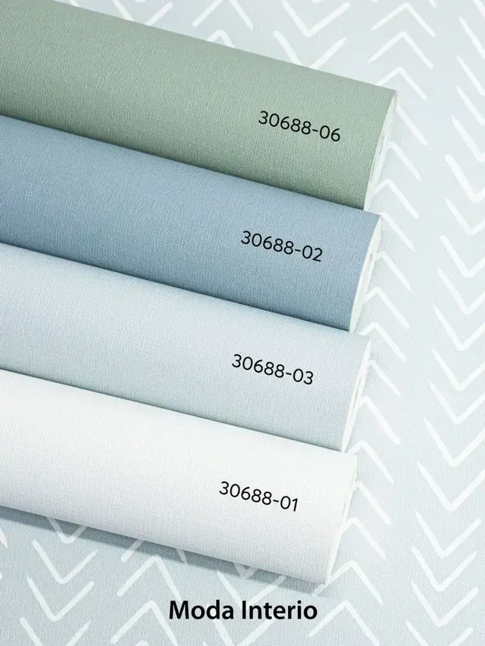 Обои винил на флизелине, геометрия на голубом, ковер, мешковина, метровые, для кухни, Arrow (Moda interio)