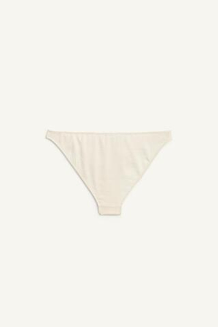 ZARA КЛАССИЧЕСКИЕ ТРУСЫ, ЖЕЛТОВАТО-БЕЛЫЙ