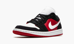 Air Jordan 1 Low WMNS "Black White Gym Red"