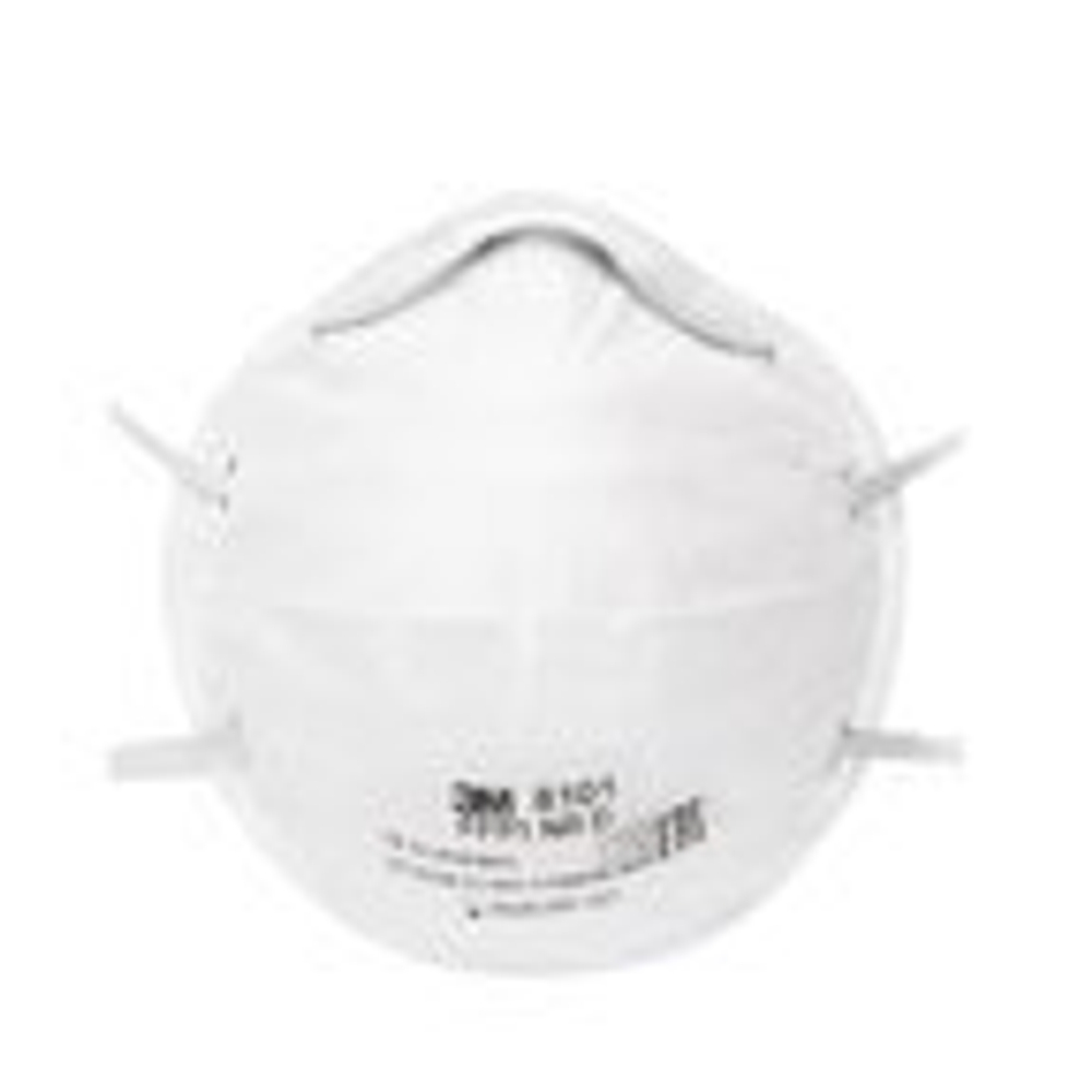 Полумаска противоаэрозольная фильтрующая класс защиты FFP1 NR D, чашеобразная 3M™ 8101 CEE, 480 шт/я