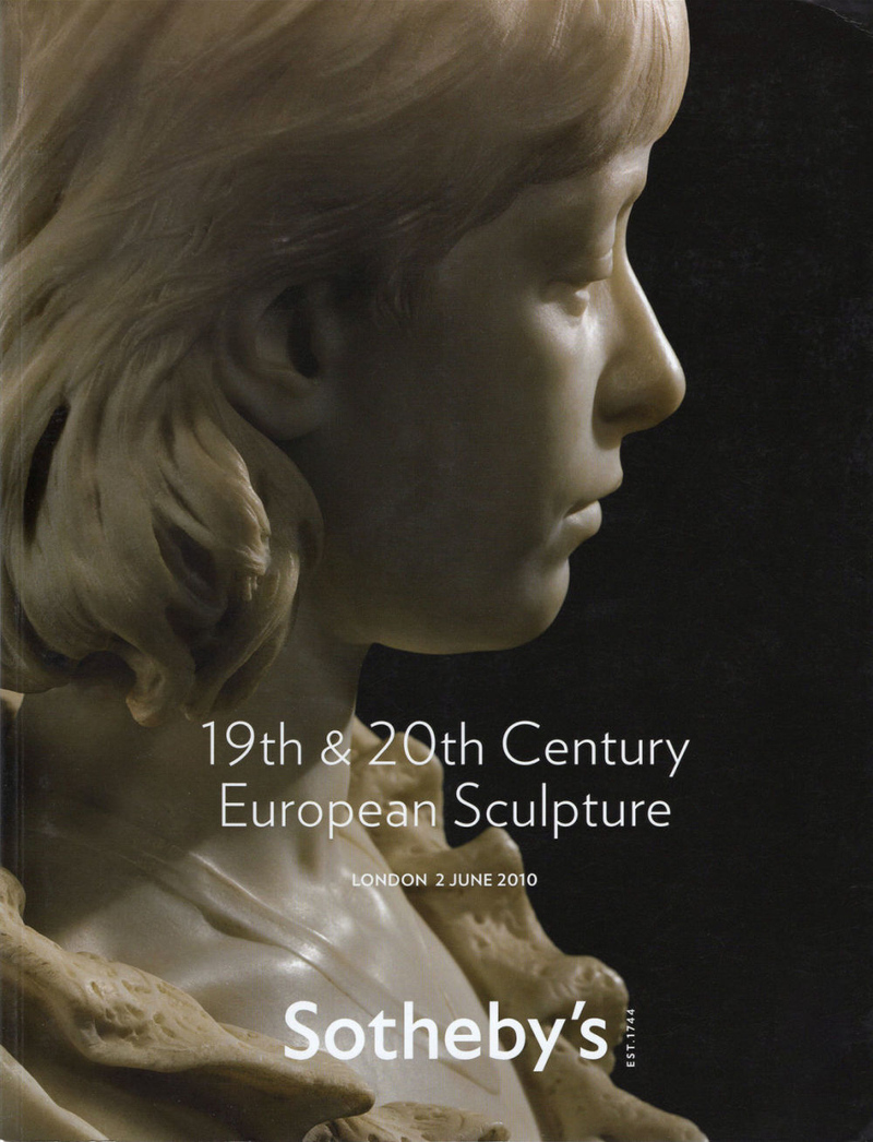 Каталог аукциона Sotheby's, Лондон, Европейская скульптура XIX-XX века от 2 июня 2010 года