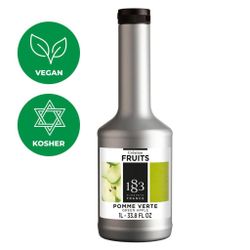 Пюре основа для напитков Зеленое Яблоко 1л 1883 Maison Routin