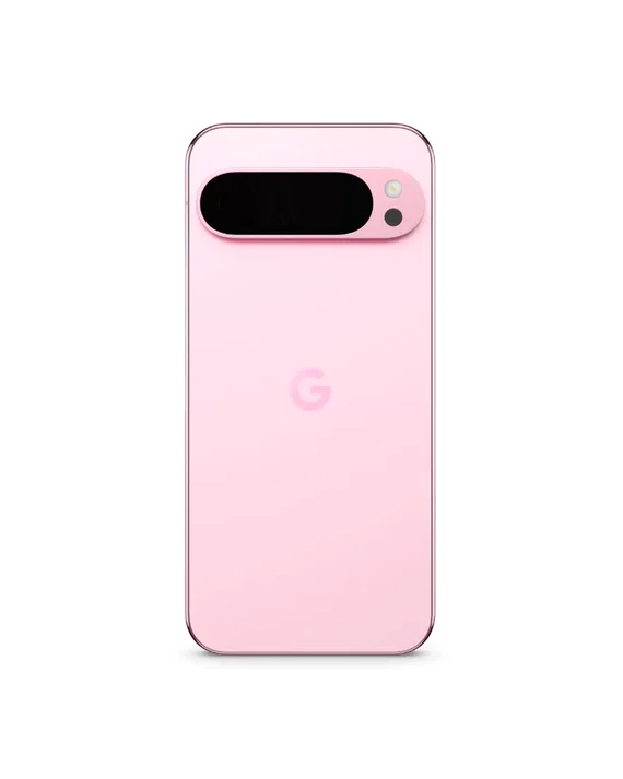 Задняя крышка для Google Pixel 9 Pro розовая (Peony) со стеклом камеры