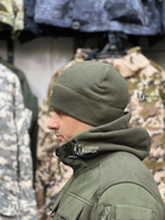 Флисовая теплая шапка мужская 7.62 Gear, Олива