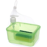 Подставка под губку с дозатором 600мл. 16.5х12.5х16 F2002