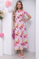 Платье "Кейтлин" (акварель/цветы) П5828 LT Collection