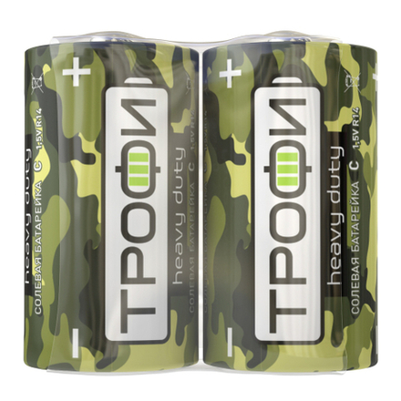 Батарейки Трофи R14-2S CLASSIC HEAVY DUTY Zinc