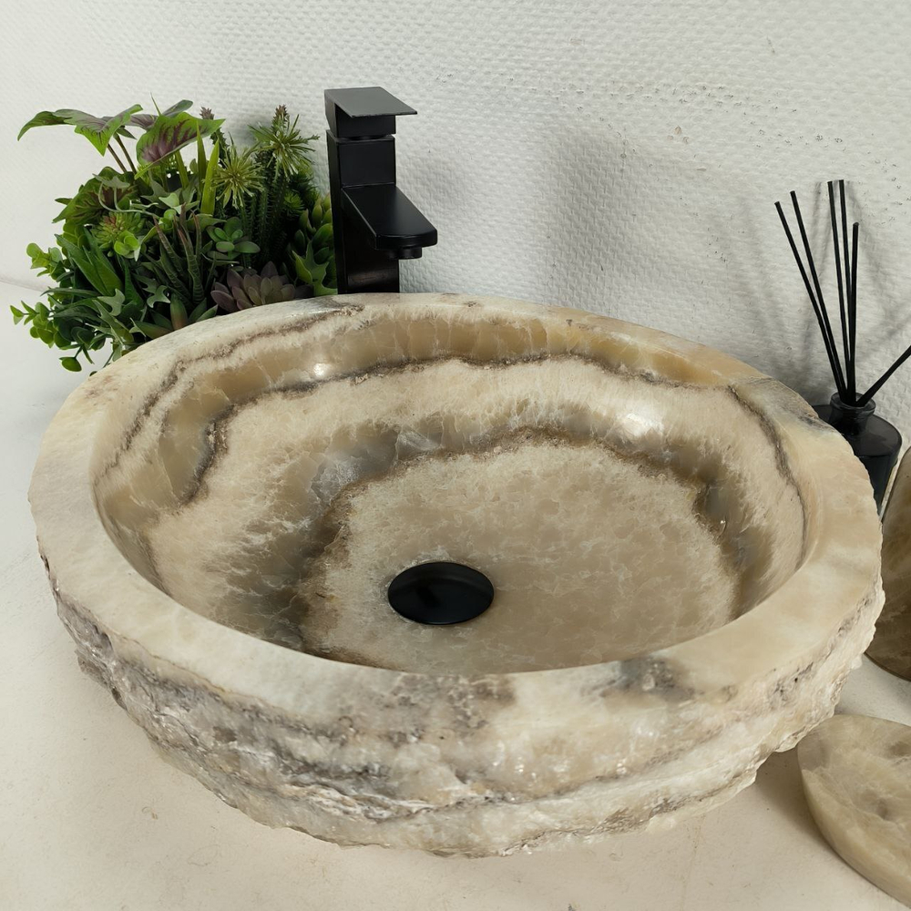 Раковина из оникса Erozy Yellow EO-64515 46*42*15 0159