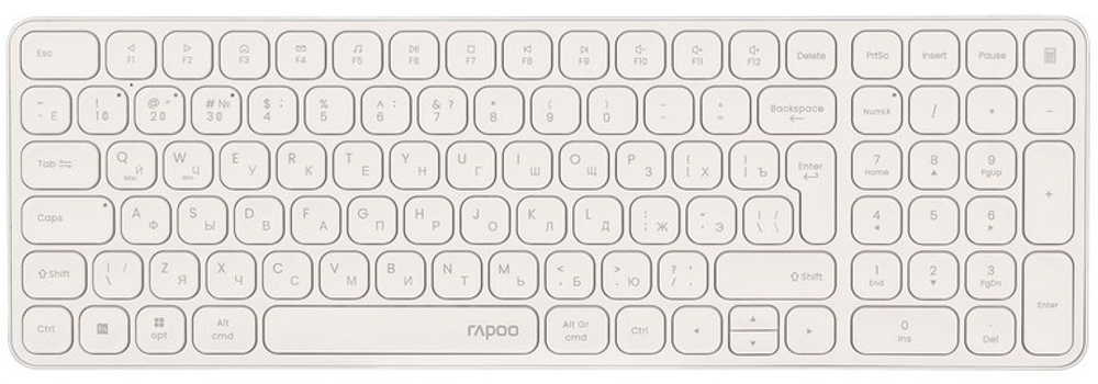 Клавиатура Rapoo E9310M белый