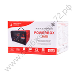 Инверторное пуско-зарядное устройство KVAZARRUS PowerBox 360i, таймер, цветная коробка