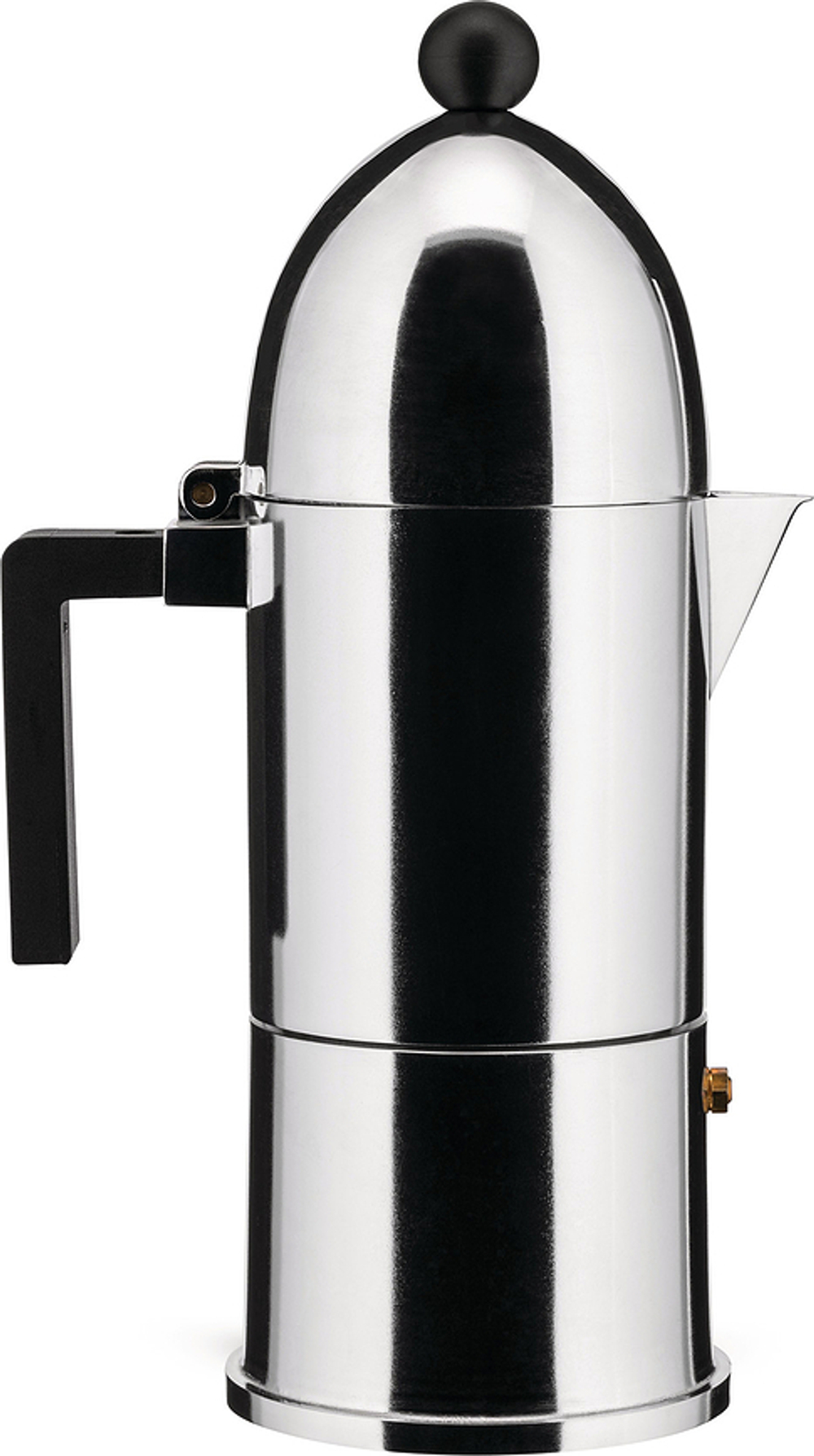 Френч-пресс Alessi, Zaparzacz do espresso La Cupola, 300 мл, алюминий, чёрный