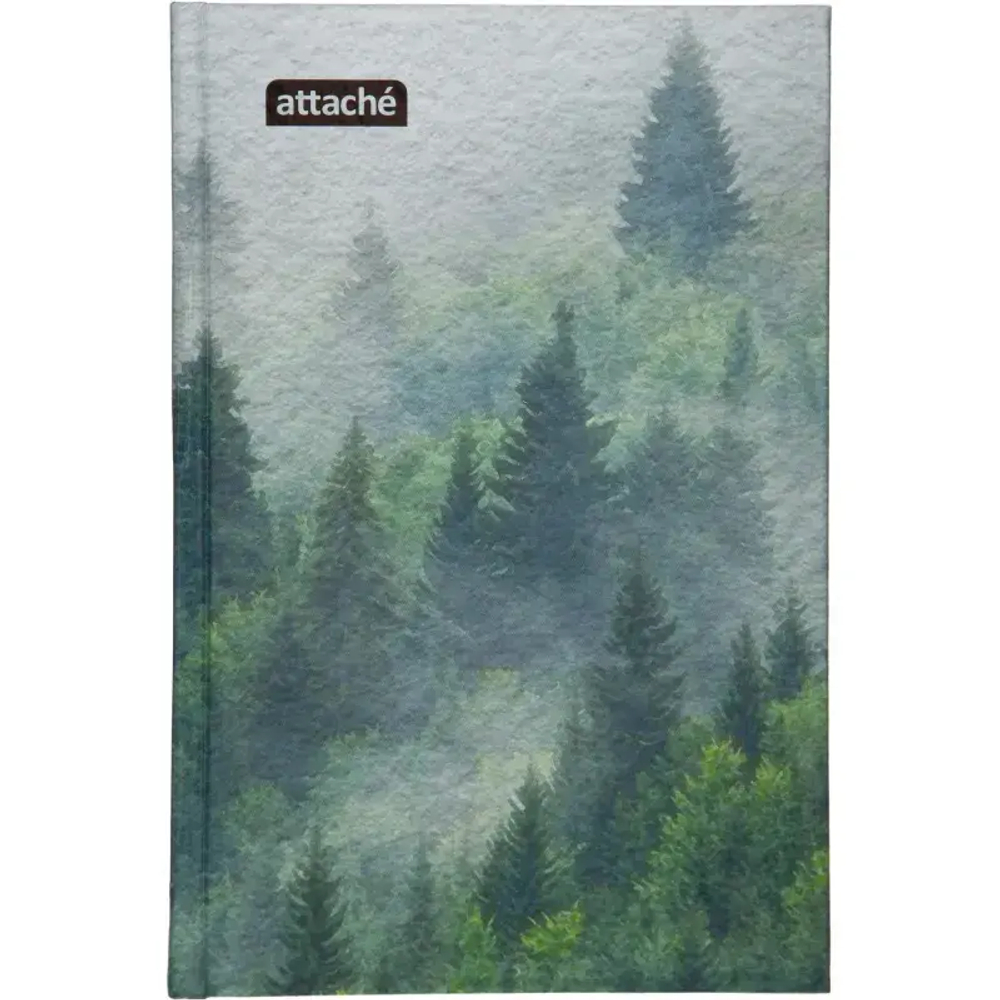 Бизнес-тетрадь А5,120л,7БЦ,клетка Attache Economy Forest