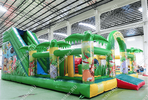 Коммерческий надувной батут "Джунгли малый"