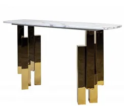 Консоль Round Gold, 150х79 см