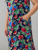 Платье П-012/тсиний-маки