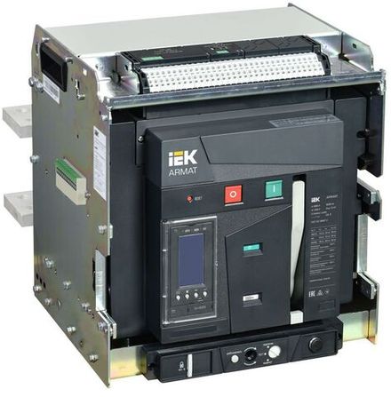 Выключатель автоматический воздушный 3п F 4000А 125кА TY выдвижн. с комплектом аксессуаров ARMAT IEK AR-ACB-3VF-125-4000A-TYCF